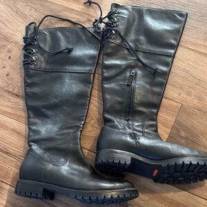 Cole Haan Black Over the Knee Boots